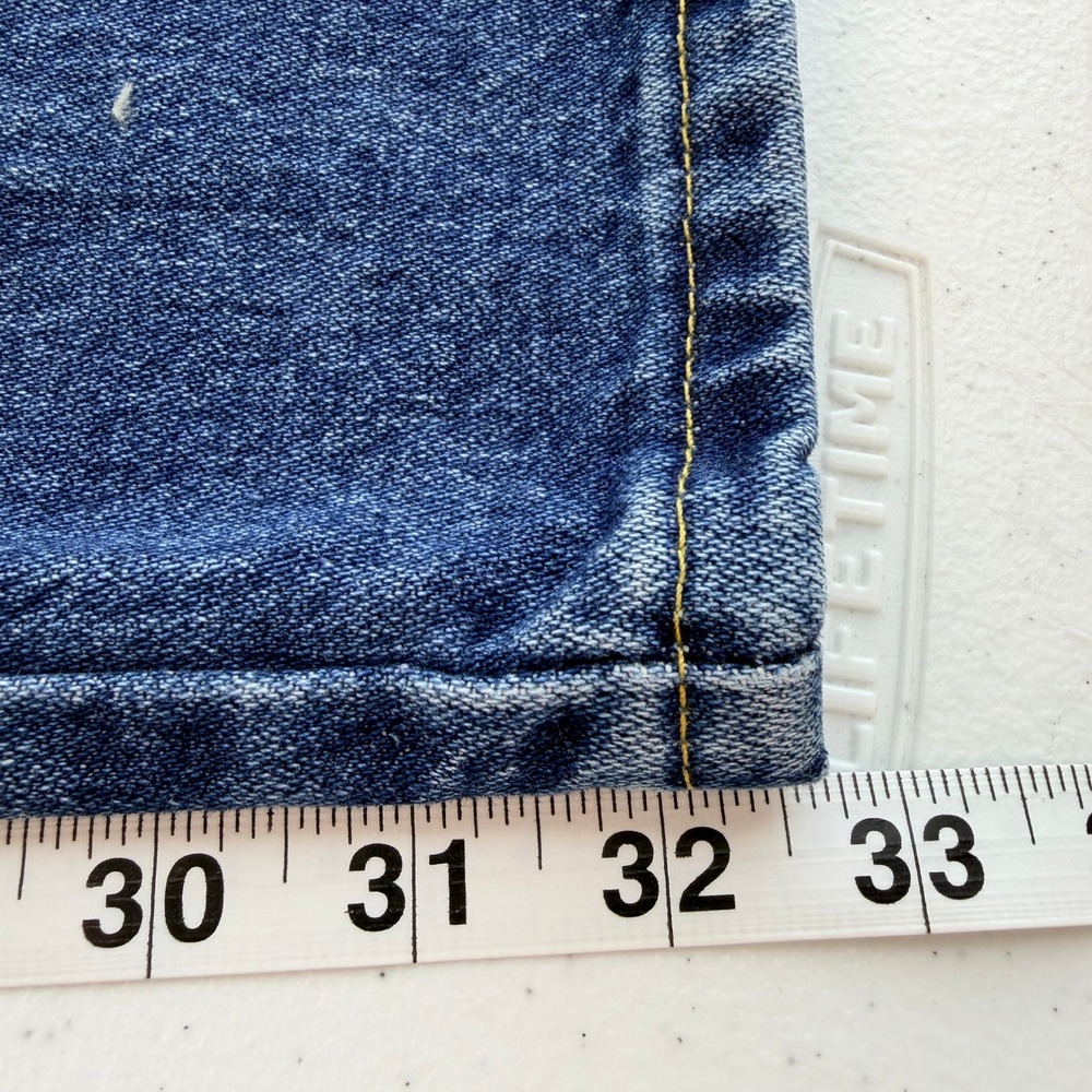 Wrangler George Strait Cowboy Cut Jeans 35x32 Indigo Blue Excellent - Picture 9 of 9